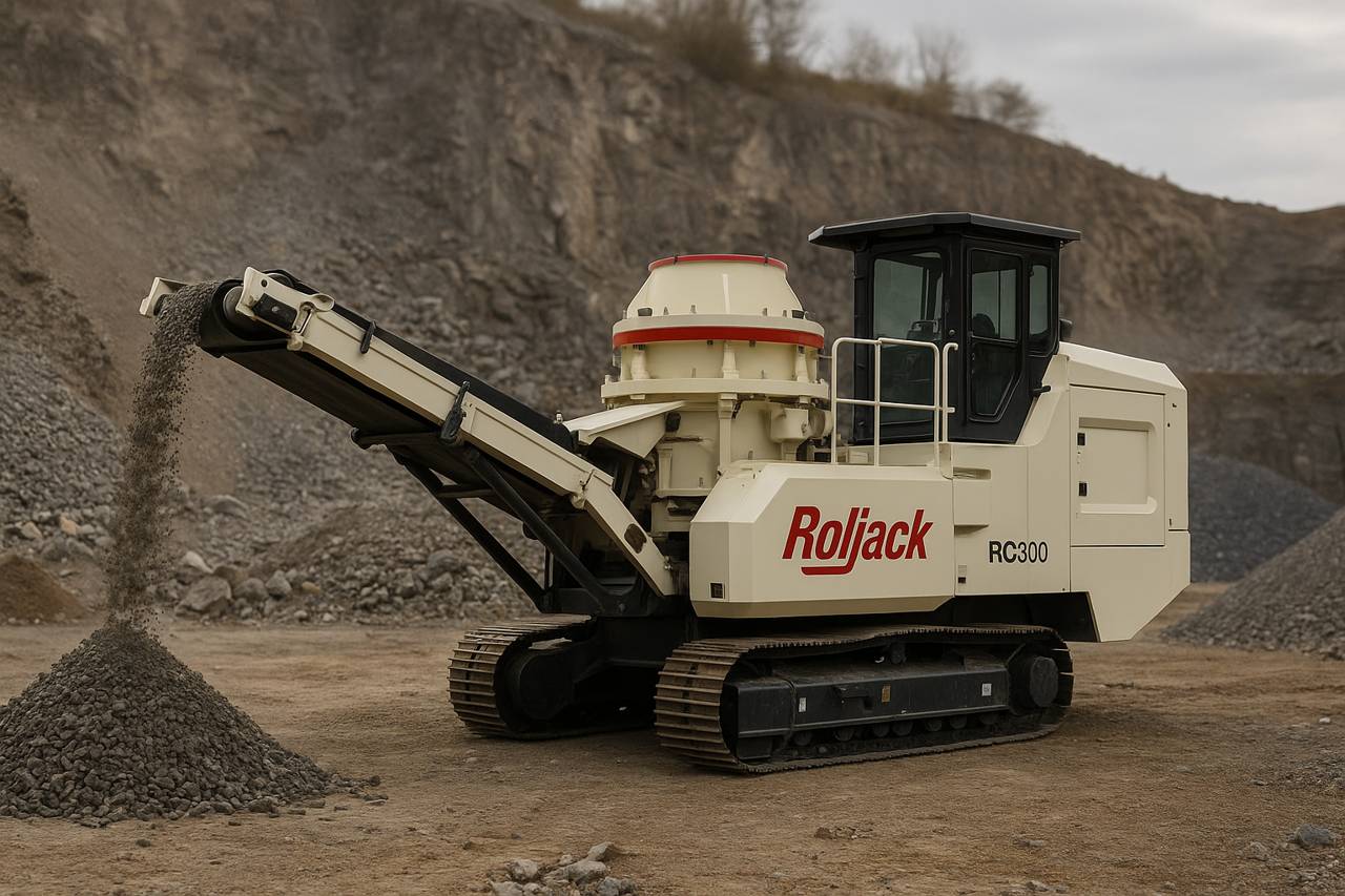 Roljack RC300 Mobile Cone Crusher
