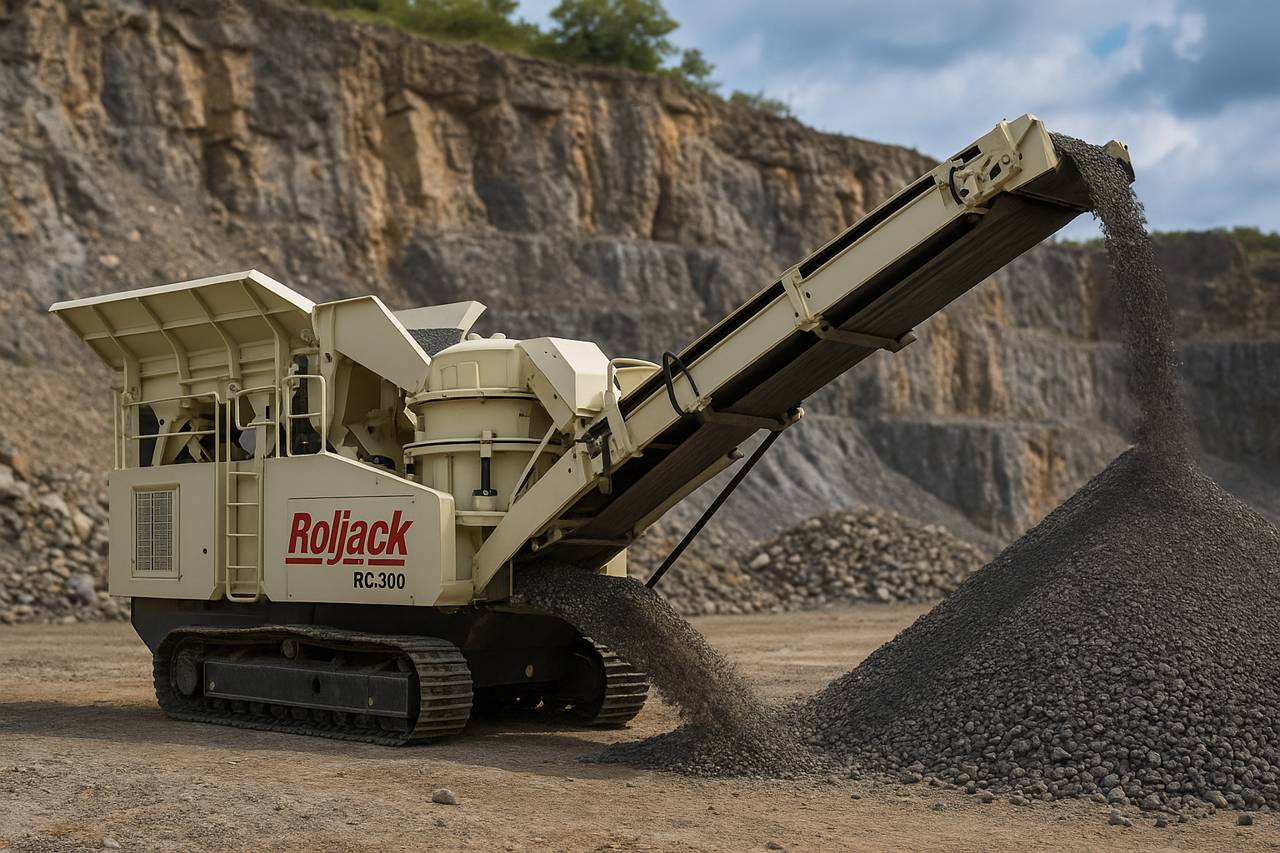 Roljack RC500 Mobile Cone Crusher