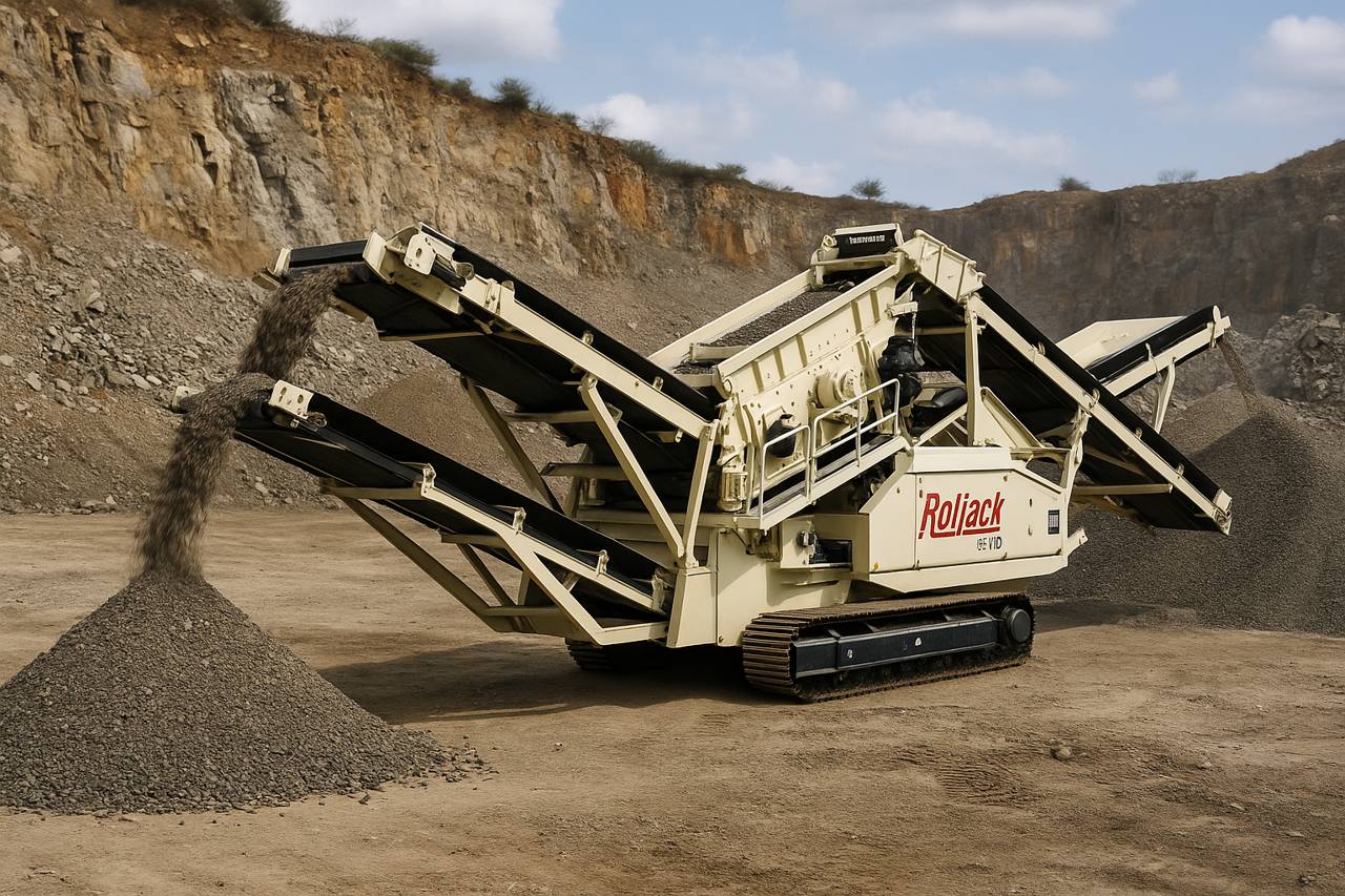 Roljack RS400 Mobile Screening Plant